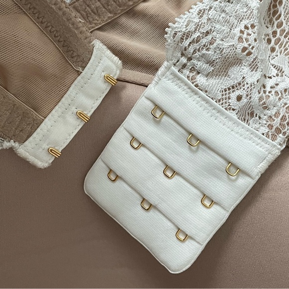 THIRDLOVE 24/7 Lace Balconette Bra Underwire Tan/Brown EUC Size 40H - Picture 3 of 6